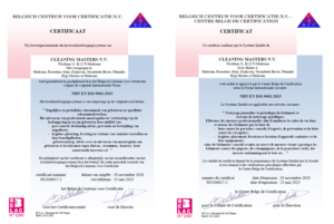 ISO 9001 certificate
