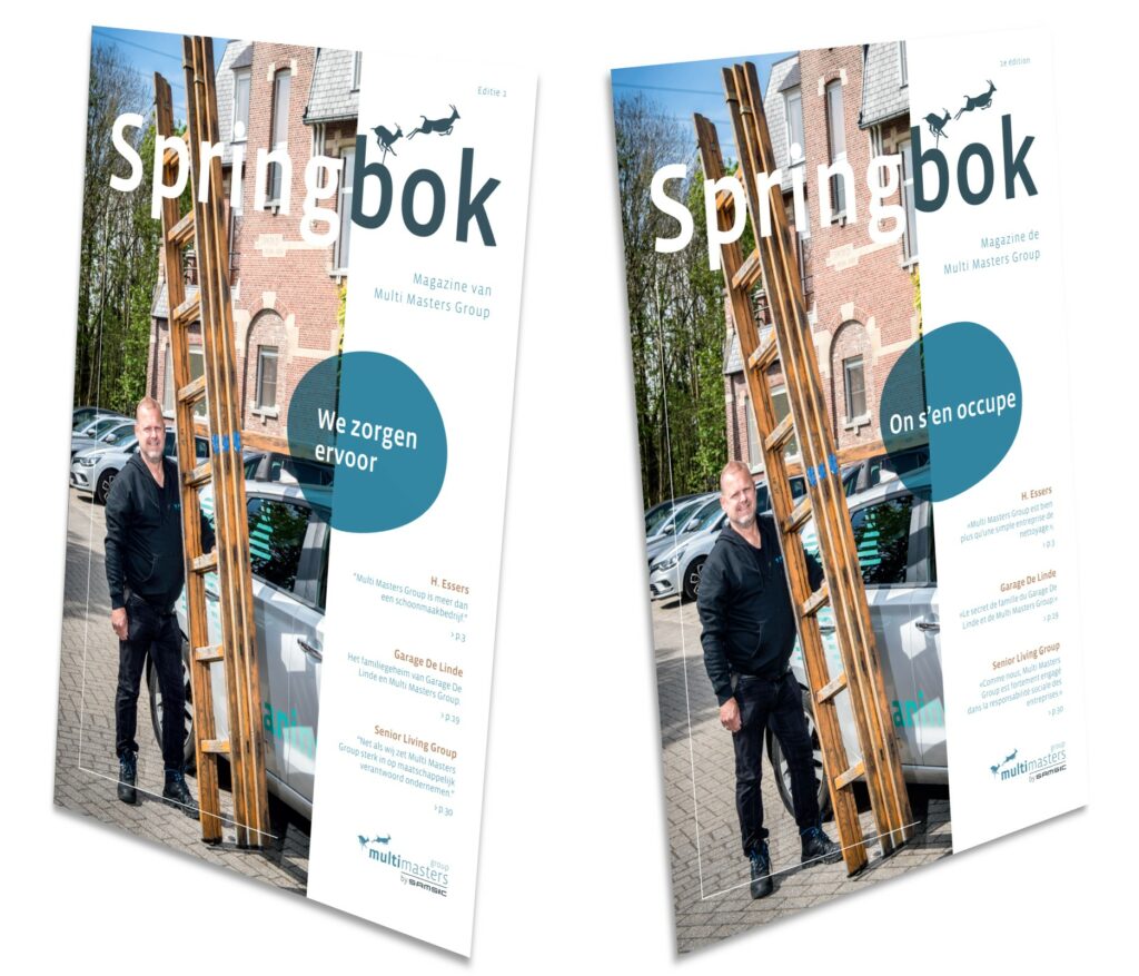 'Springbok' is het gloednieuwe magazine van Multi Masters Group.