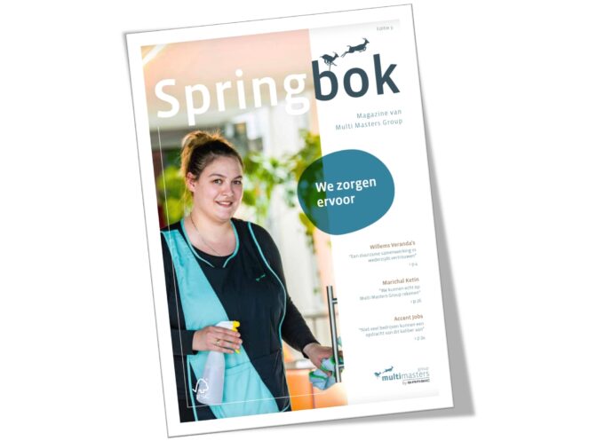 Springbok 3, de derde editie van het magazine van facilitaire dienstverlener Multi Masters Group, is nu beschikbaar.