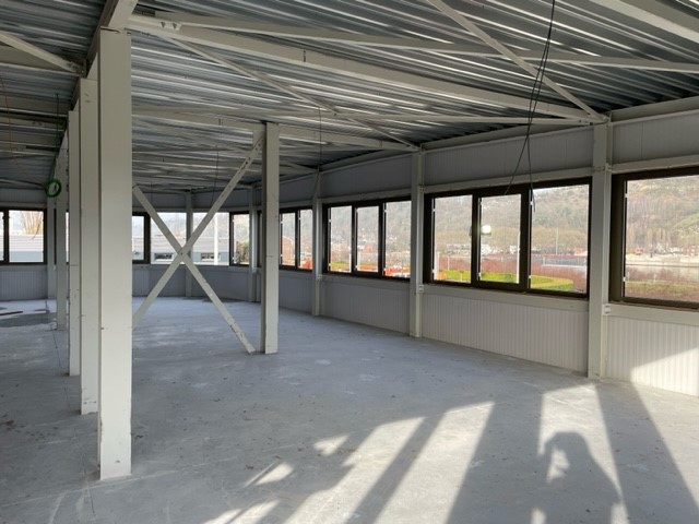 Nieuw duurzaam gebouw van Multi Masters Group in Flémalle (Luik).