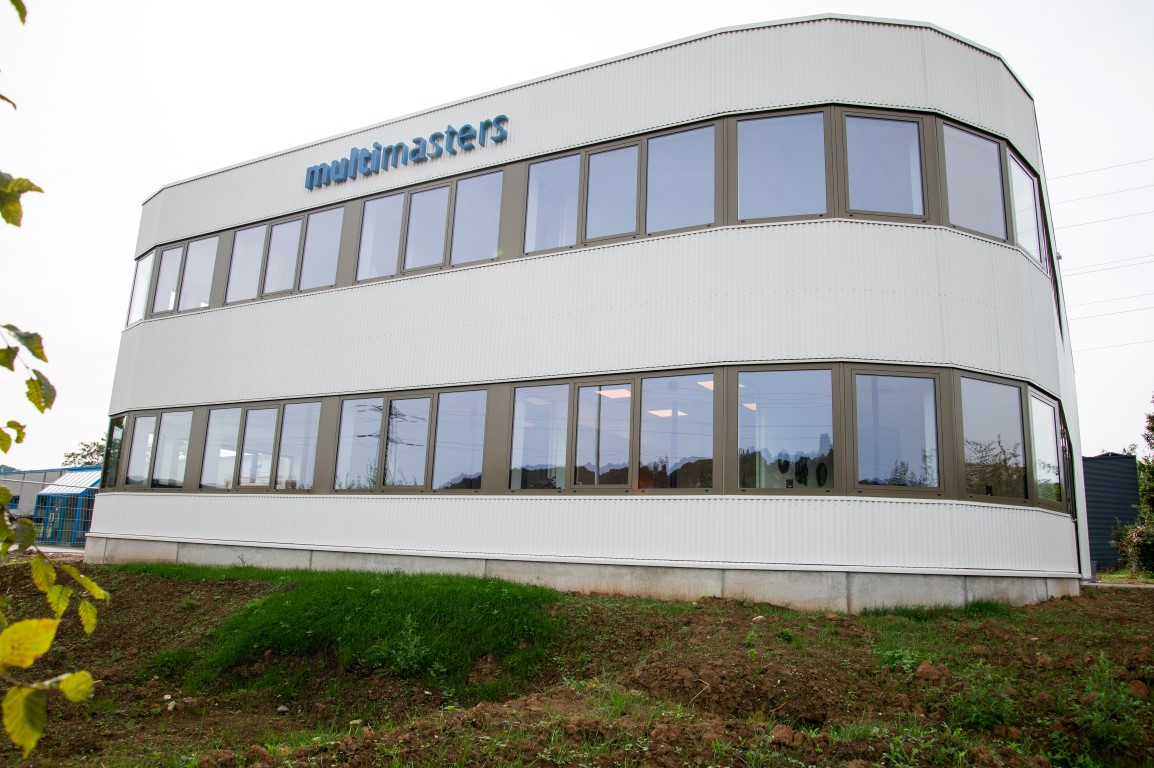 Flémalle - nieuw gebouw Multi Masters Group (voorkant)