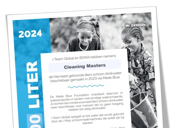 Made Blue Foundation - certificaat Cleaning Masters 2023