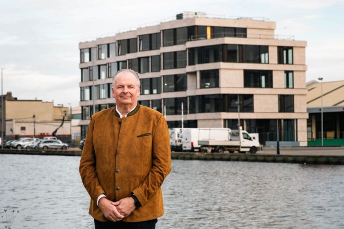 Nicolas de schutter voorzitter Multi Masters Group oostkaai Merksem